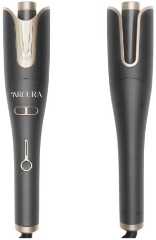 Aroura Premium Automatic Curling Iron – 1-Year Warranty, Professional Anti-Tangle Hair Curler with 1" Barrel, 4 Temp Settings, 3 Timer Options, Dual Voltage, Auto Shut-Off for Effortless Hair Styling