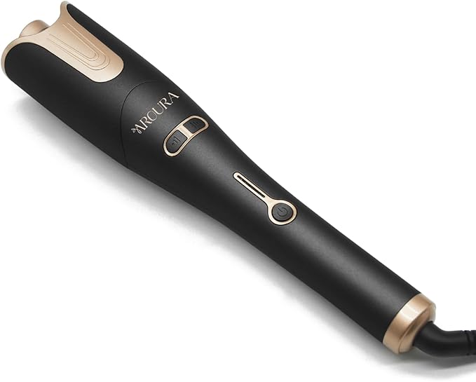 Aroura Premium Automatic Curling Iron – 1-Year Warranty, Professional Anti-Tangle Hair Curler with 1" Barrel, 4 Temp Settings, 3 Timer Options, Dual Voltage, Auto Shut-Off for Effortless Hair Styling