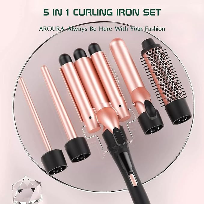 Professional curling iron set best sale