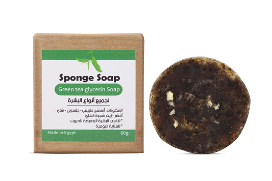 Sponge Soap - Green Tea Glycerine