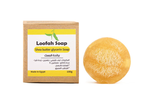 Sponge Soap - Shea Butter Musk scented